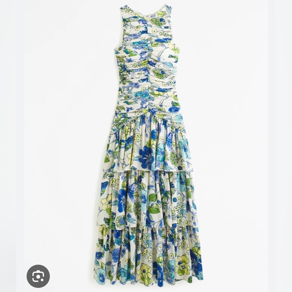 Stunning A&F Floral Formal Tiered Dress